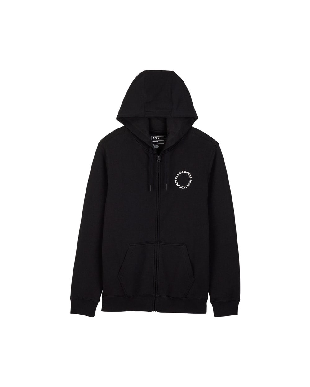 Fox Next Level Zip Hoodie Black front