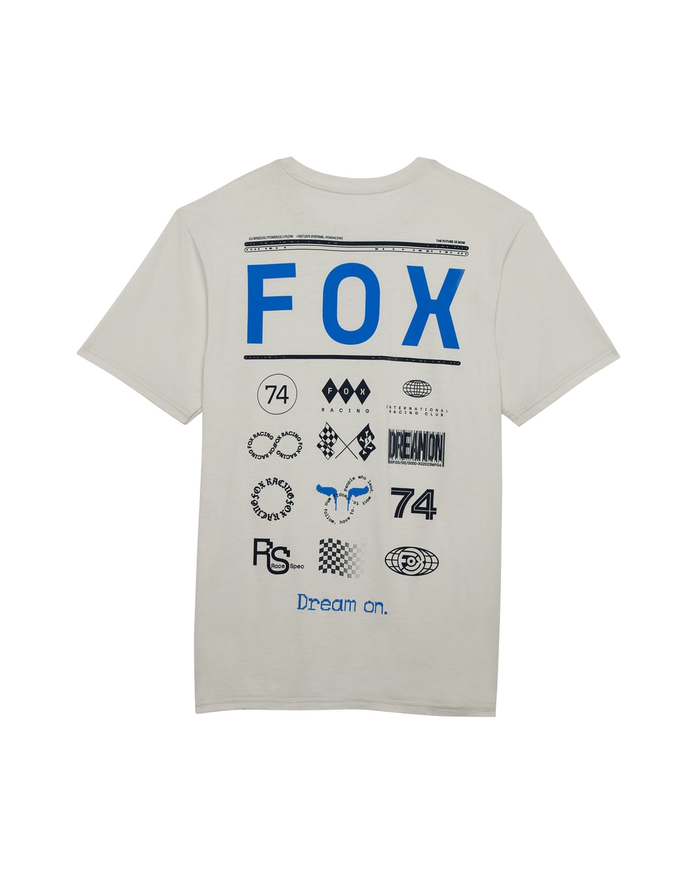 Fox Race Spec Premium Tee - Light Grey - Back