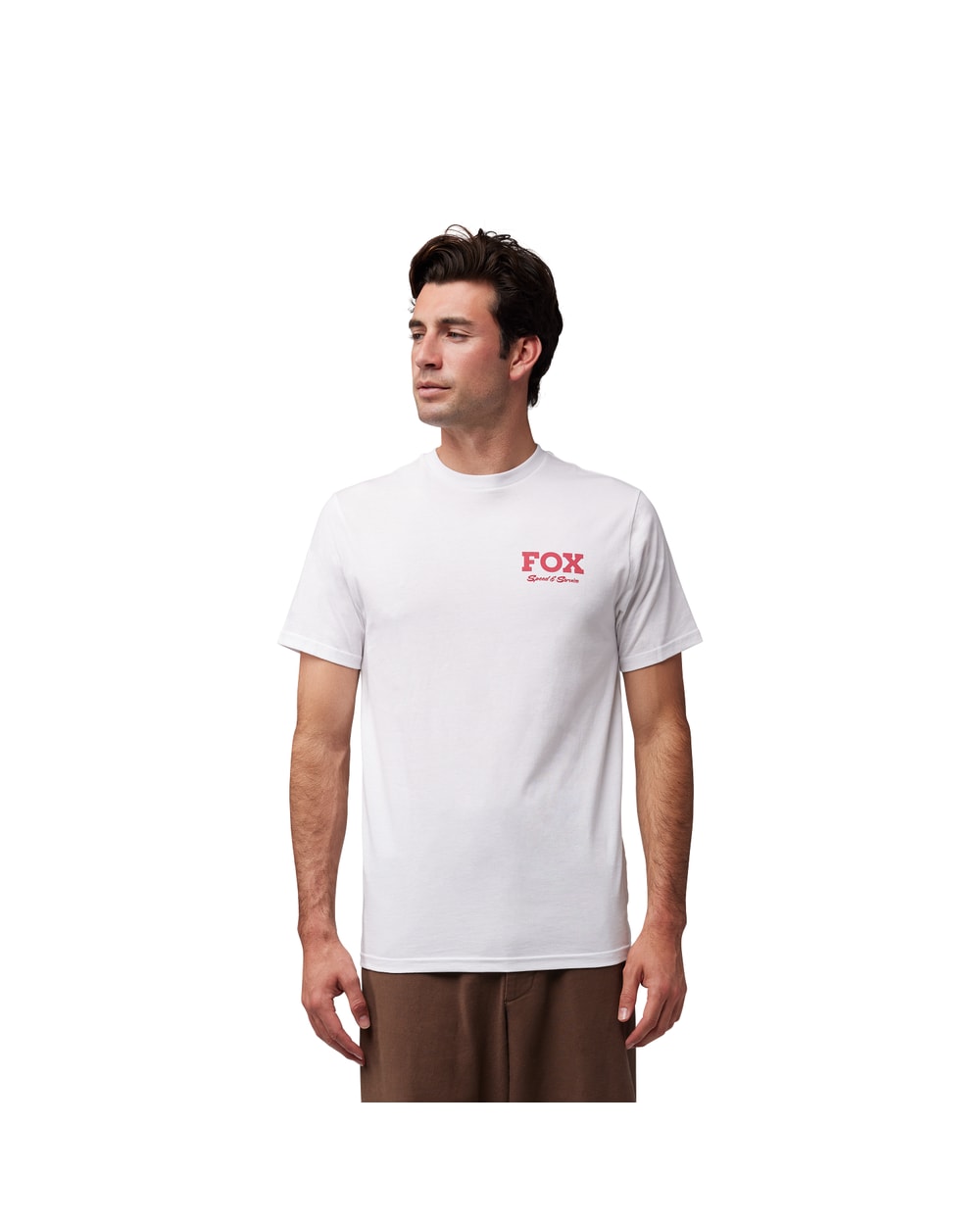 Fox Speed & Service Premium Tee - Optic White - Detail