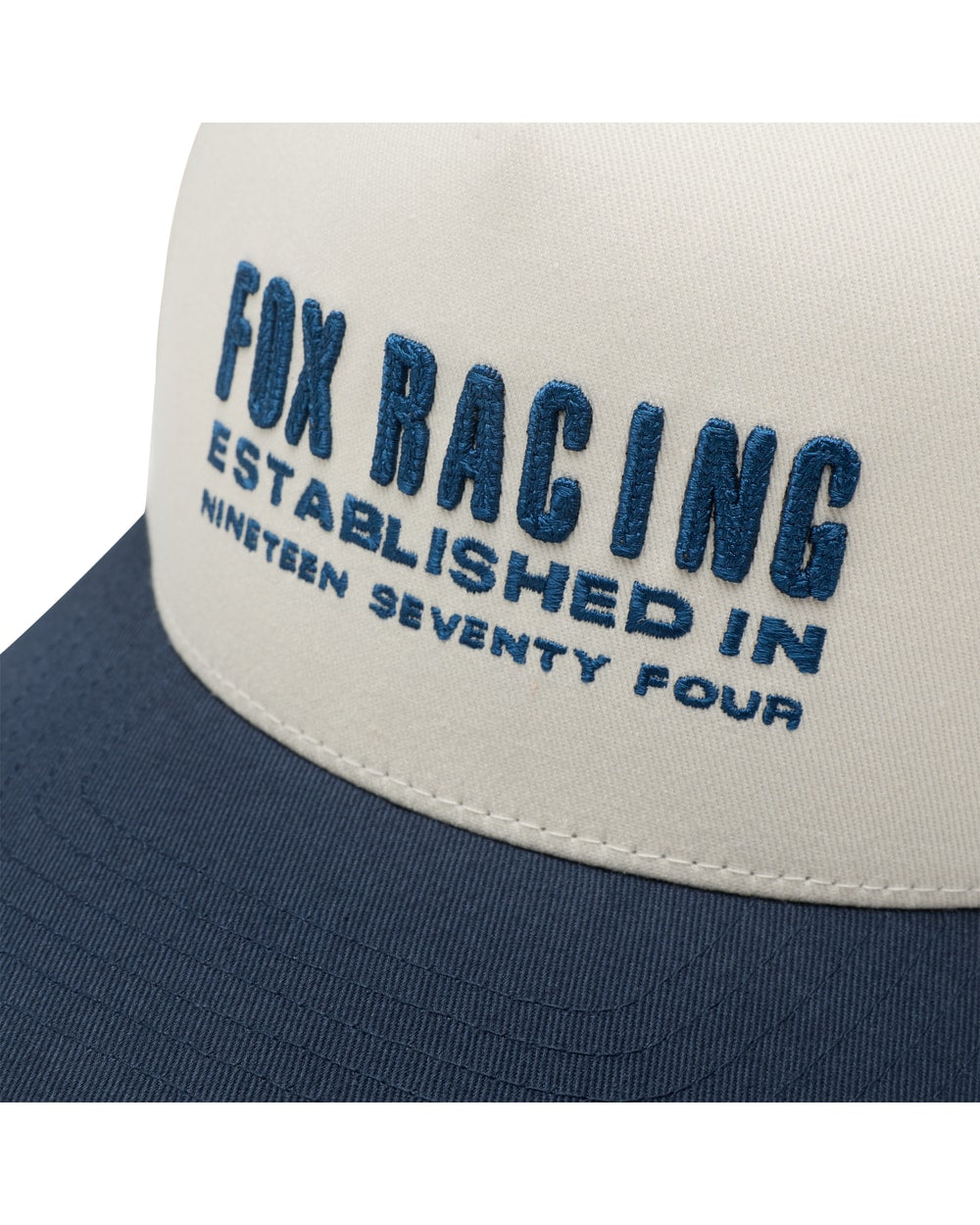 Fox Warped Snapback Hat - Natural - detail