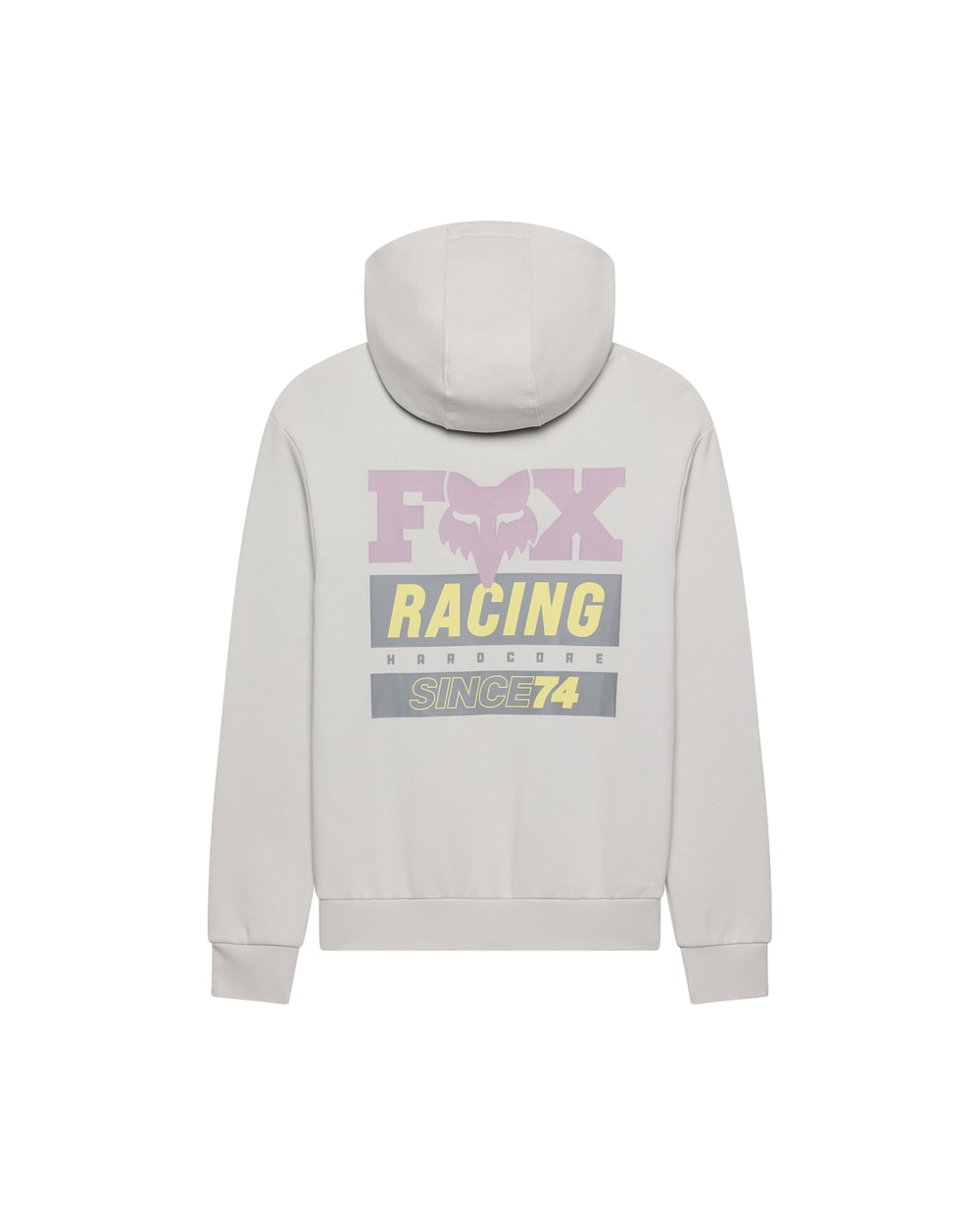 Fox Women's Since 74 Fleece Pullover Hoodie Light Grey back
