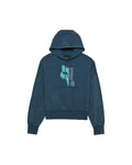 Fox Women's Throttle Oversized Fleece Pullover Hoodie - Dark Vintage