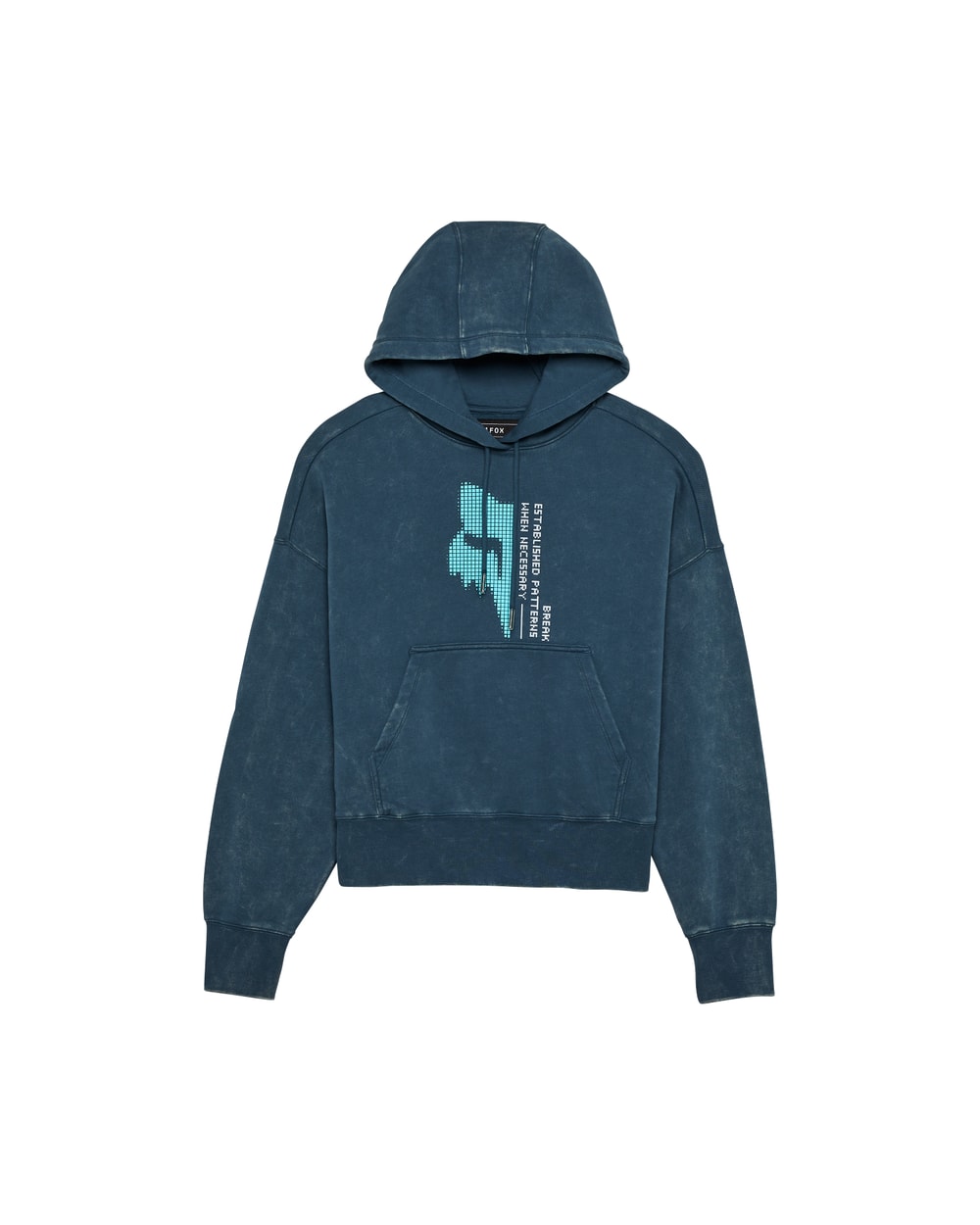 Fox Women's Throttle Oversized Fleece Pullover Hoodie - Dark Vintage