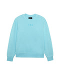 Fox Wordmark Oversized Crew Pullover - Light Blue - Front