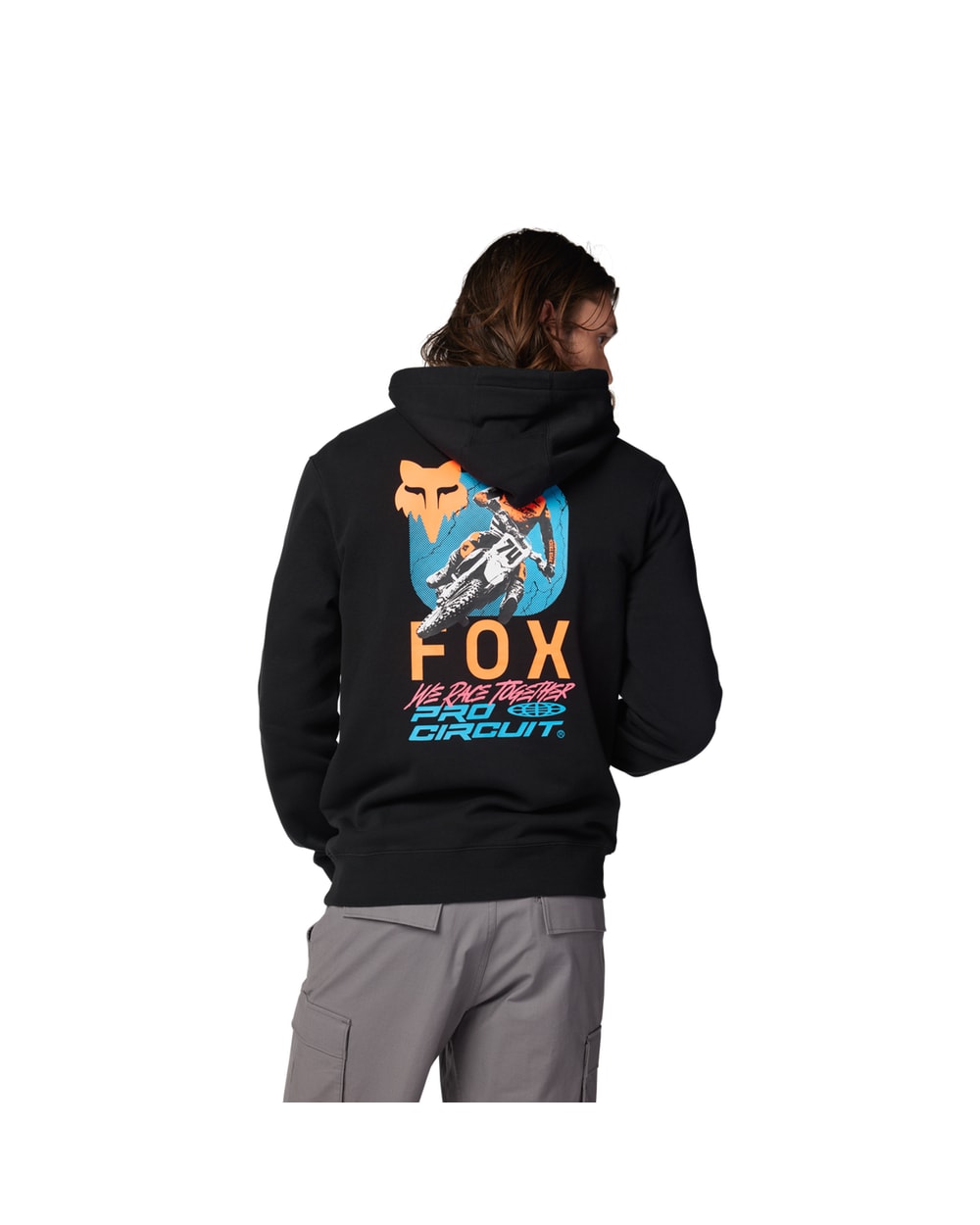 Fox x Pro Circuit Pullover Hoodie detail