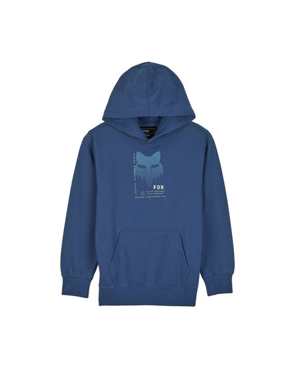 Fox Youth Dispute Pullover Hoodie - Indigo - Front