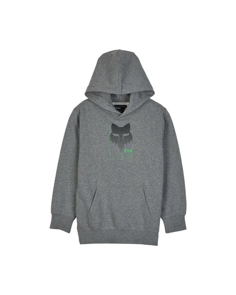 Fox Youth Dispute Pullover Hoodie - Heather Graphite Grey - Front