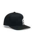 Fox Youth F Head X Snapback Hat Black front