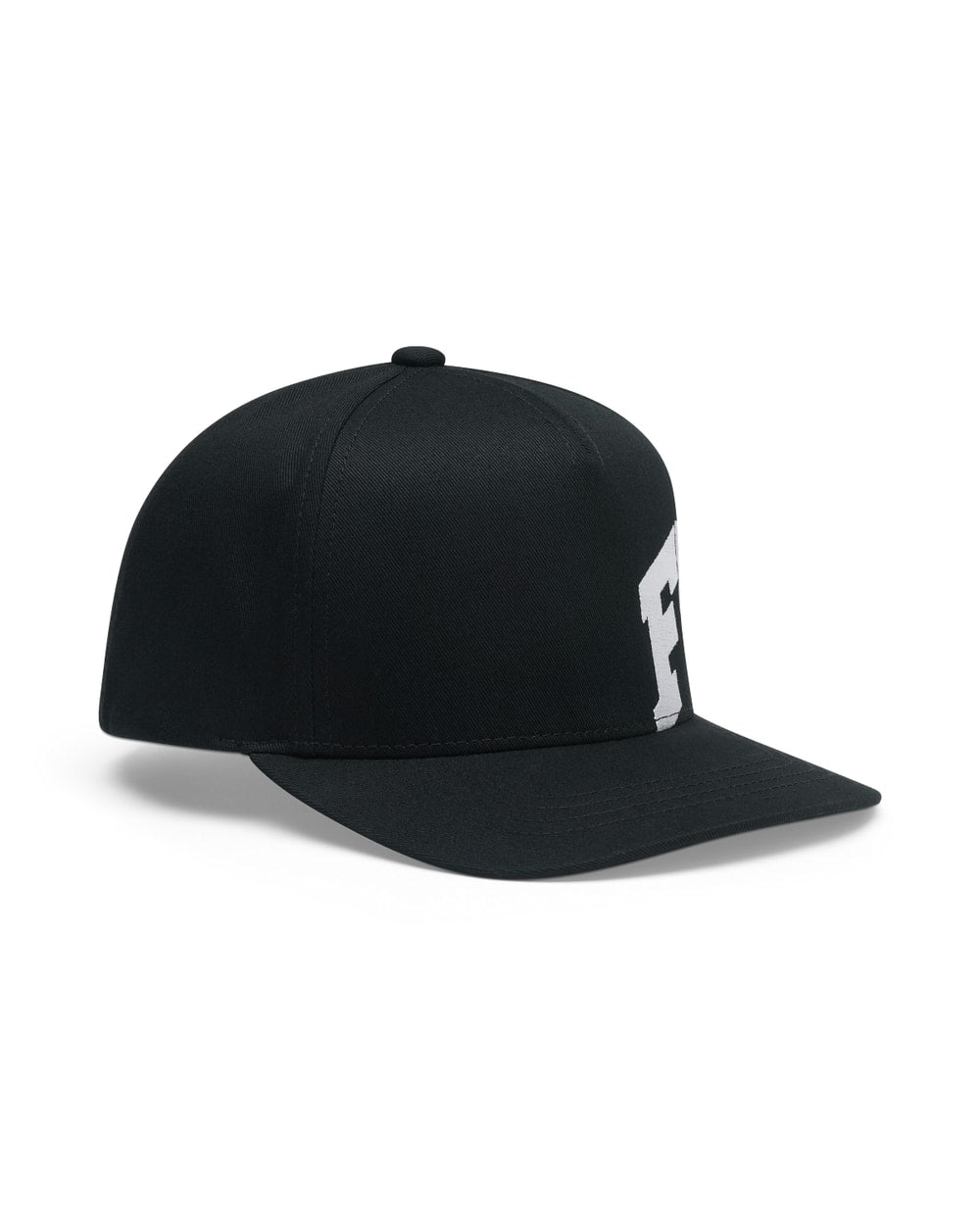 Fox Youth F Head X Snapback Hat Black front