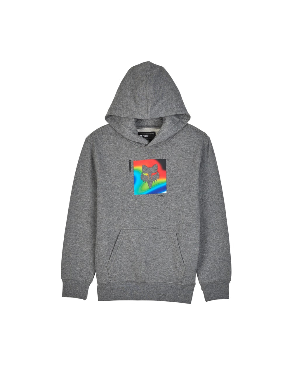 Fox Youth Scans Pullover Hoodie - Heather Graphite Grey - Front