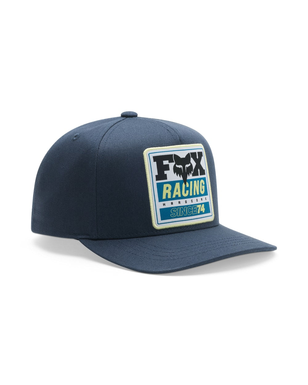 Fox Youth Since 74 Snapback Hat Midnight Blue front