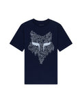 Fox Youth Slowburn Short Sleeve Tee Navy front