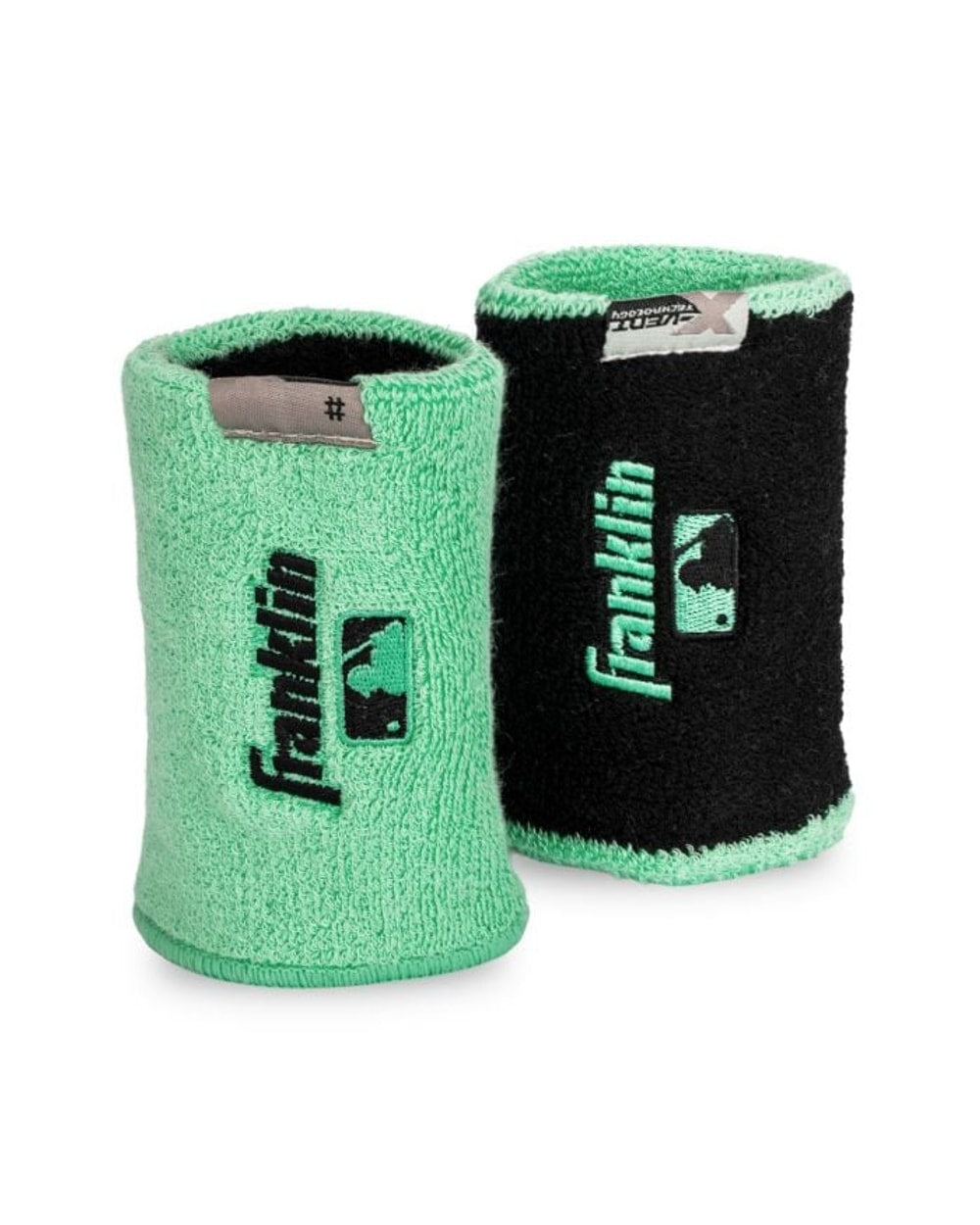 Franklin MLB X-VENT Reversible Wristbands - Pair