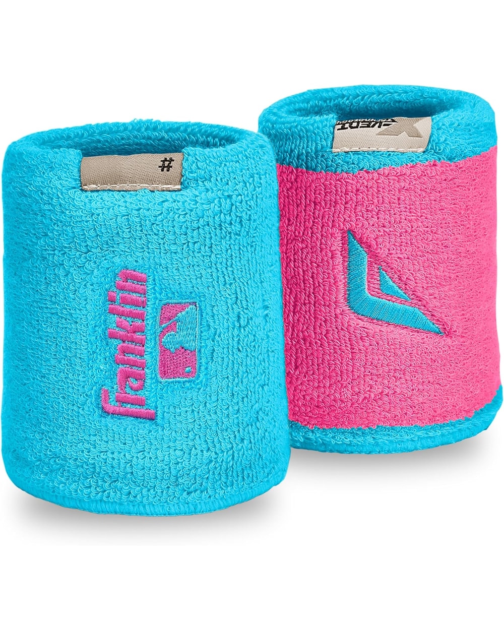 Franklin MLB X-VENT Reversible Wristbands - Pair