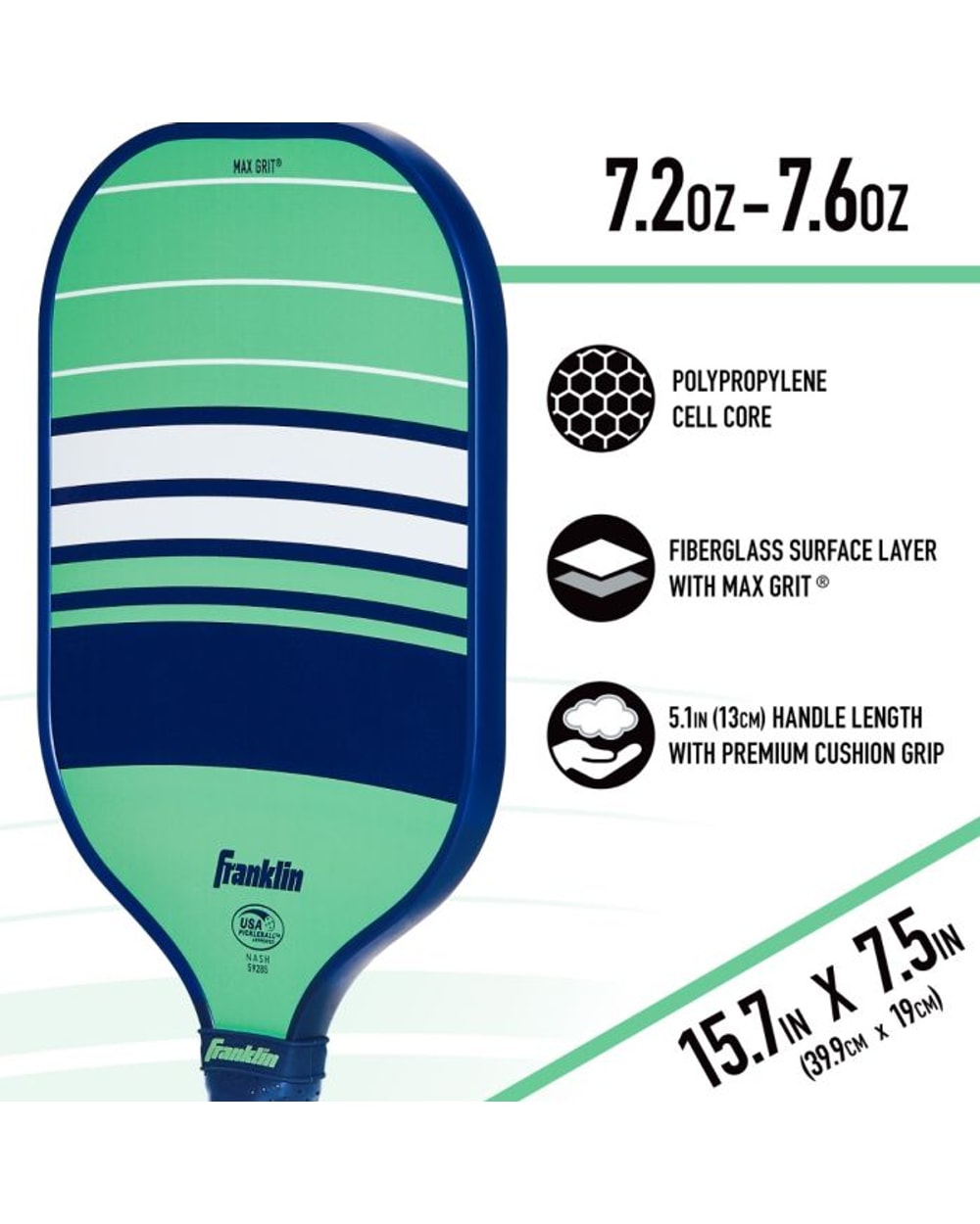 Franklin Nash Lifestyle Pickleball Paddle