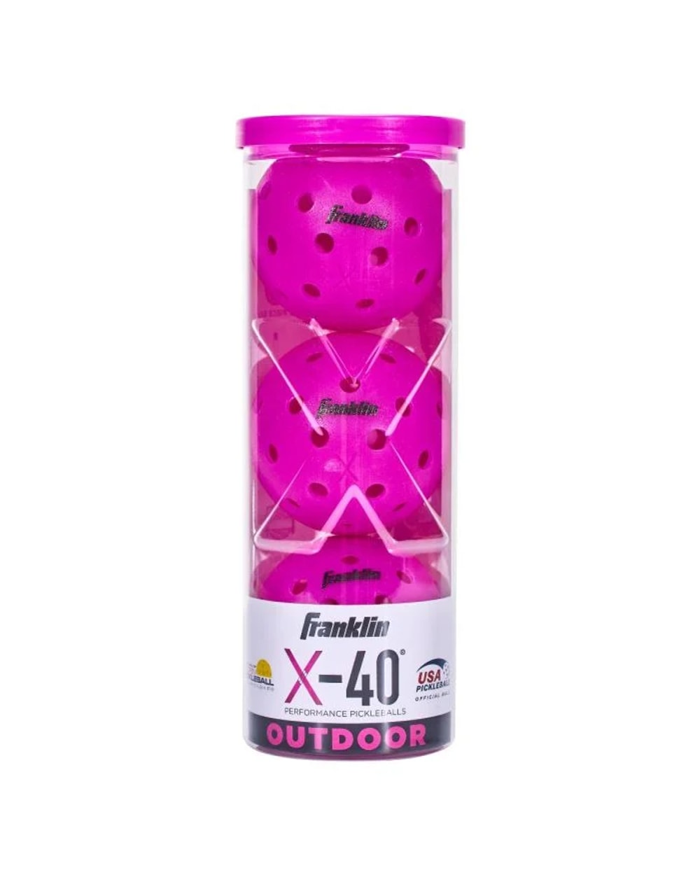 Franklin X-40 Outdoor Pickleballs - 3 Pack