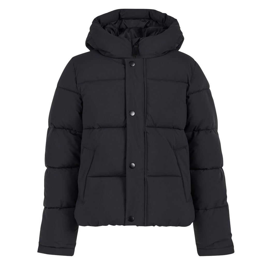 Ripzone Girls' Youth Friday Short Puffer Jacket - BLACK BEAUTY