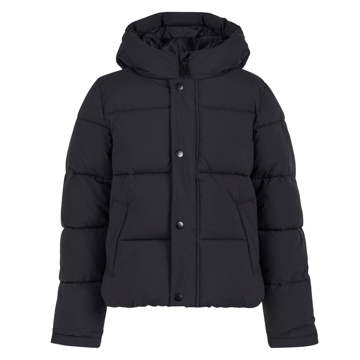 Ripzone Girls' Youth Friday Short Puffer Jacket - BLACK BEAUTY