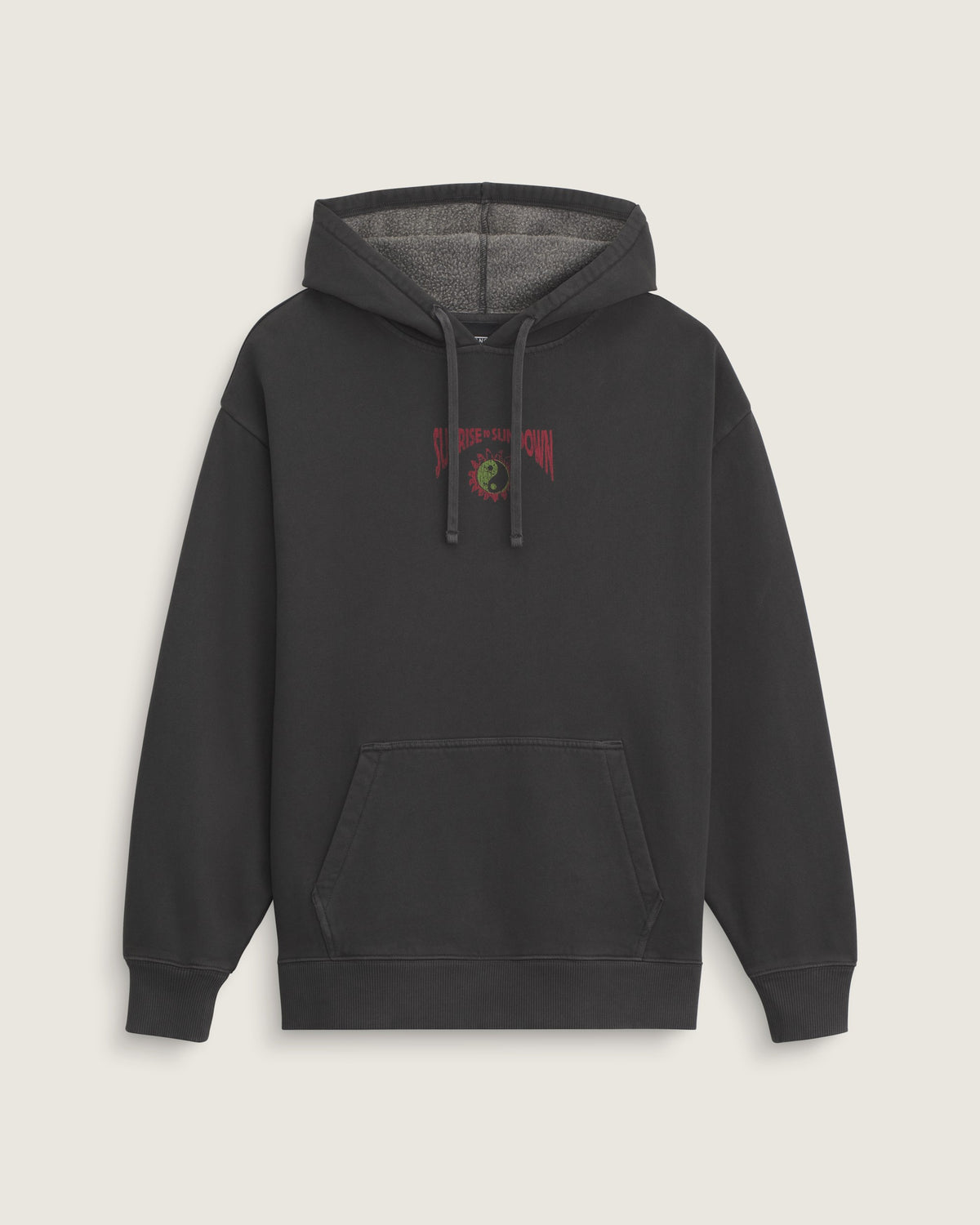 Vans Women's Summer Sets Pullover Hoodie - Faded Black front