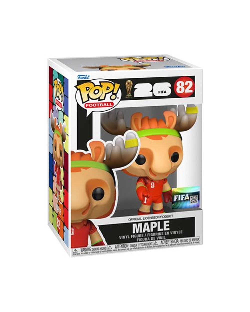 Funko FIFA World Cup 2026 Mascot Maple Soccer Collectible Figure
