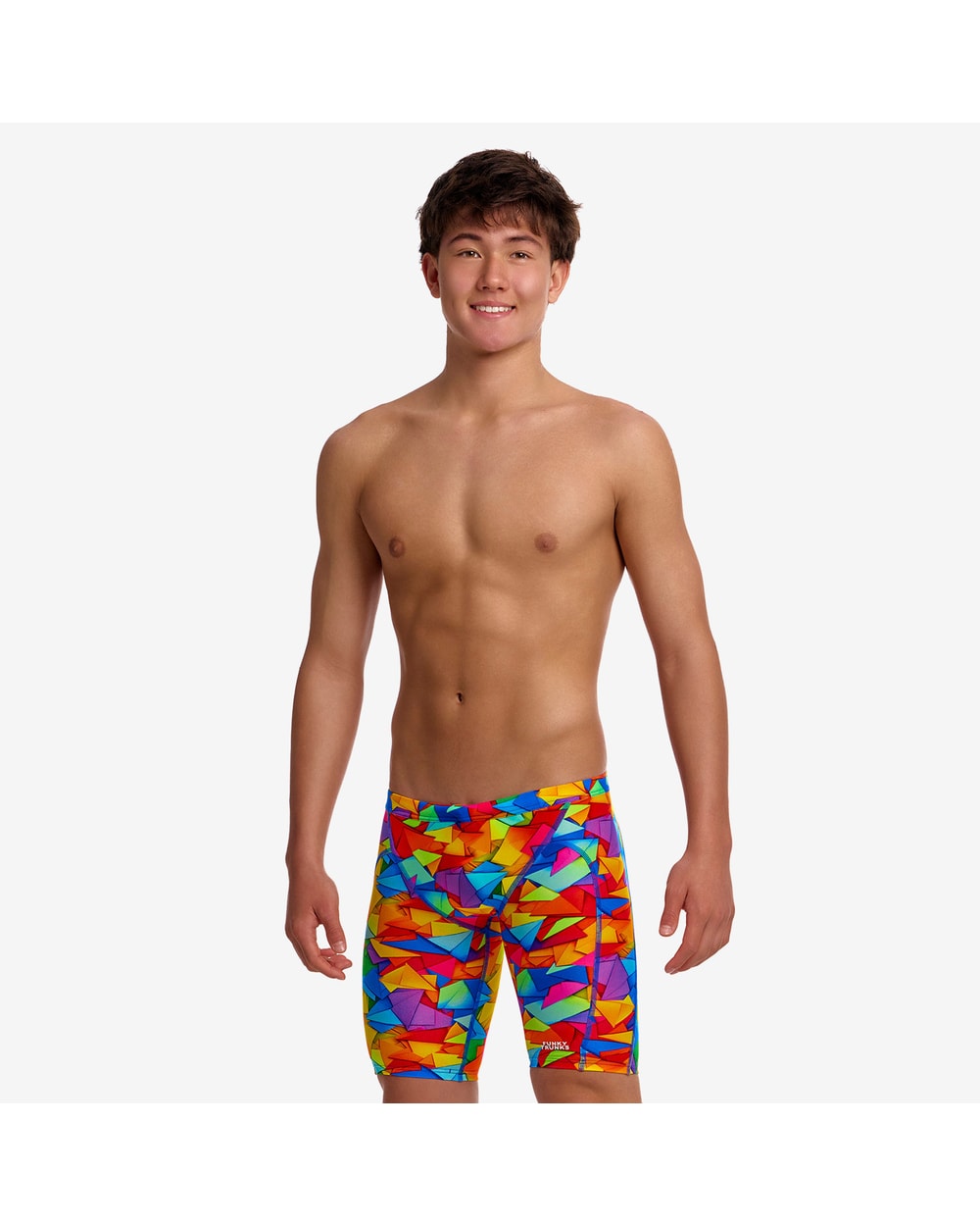 Funky Trunks Boys' Training Jammers - TRY THE LOT, front