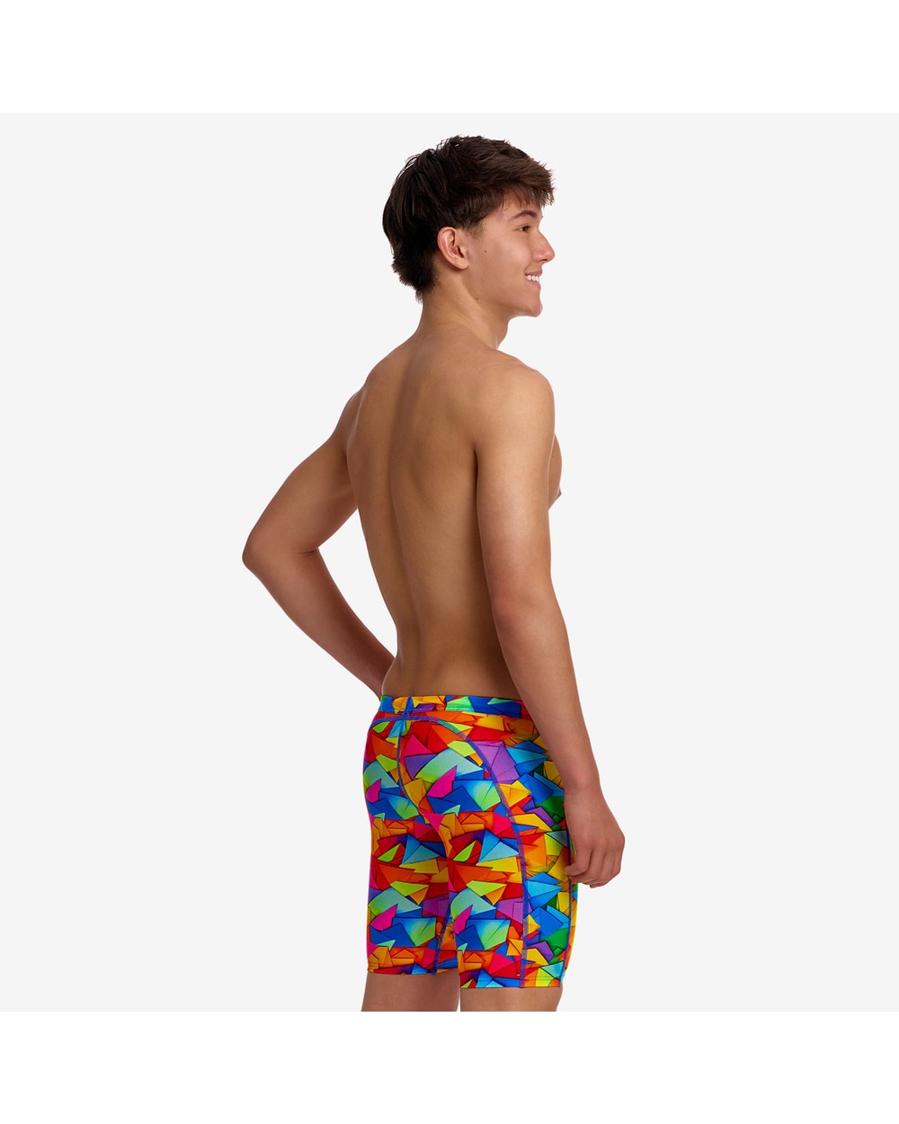 Funky Trunks Boys' Training Jammers - TRY THE LOT, back