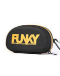 Funky Trunks Case Closed Goggle Case - BLACK/GOLD, front