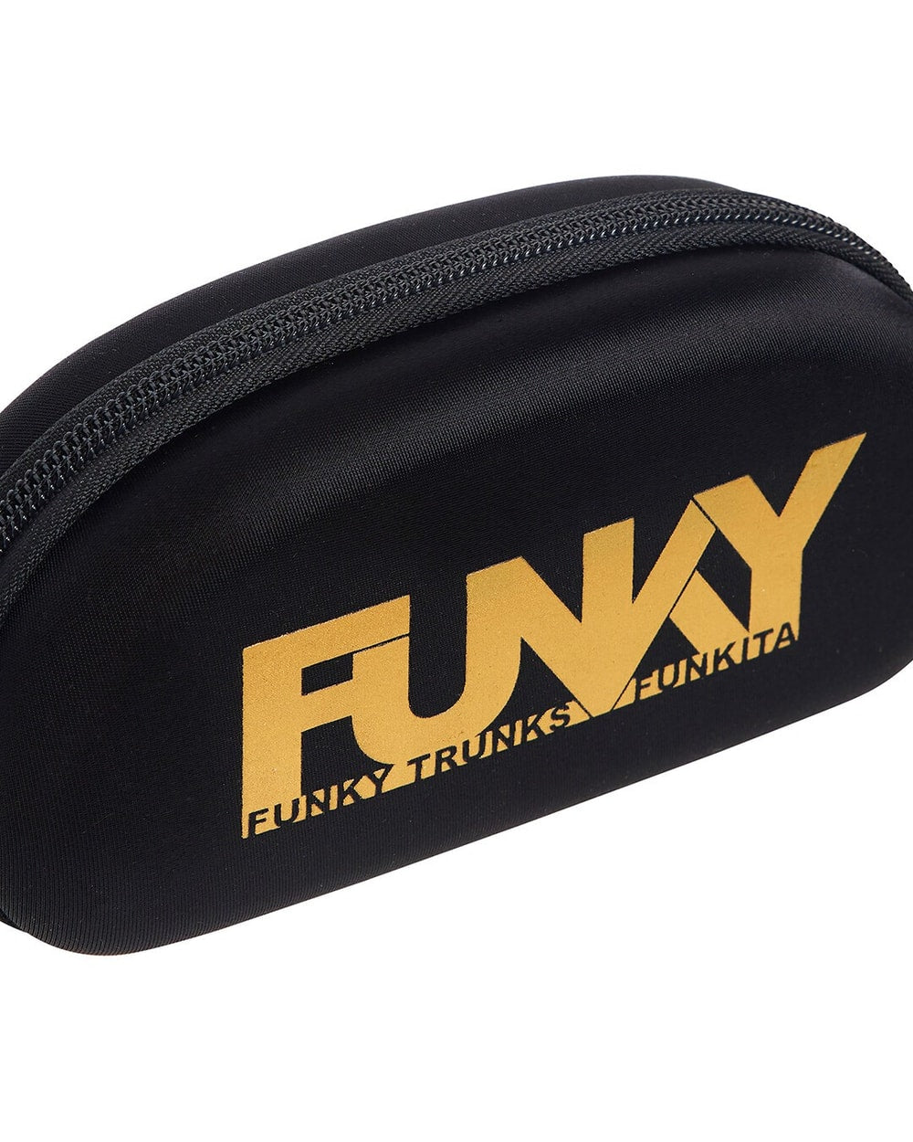 Funky Trunks Case Closed Goggle Case - BLACK/GOLD, side