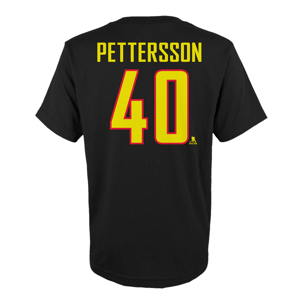 NHL Canucks Alternate Logo Youth Name & Number T-Shirt - Petterson