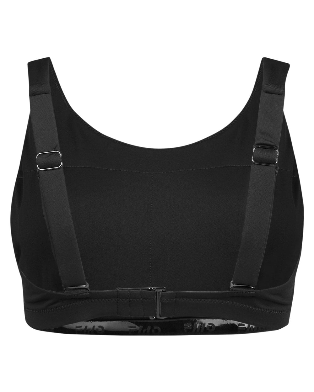 FWD Women's High Neck Swim Top, Jet Black, back
