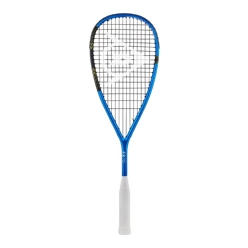 Dunlop SQR FX Team 125 squash racquet, front view