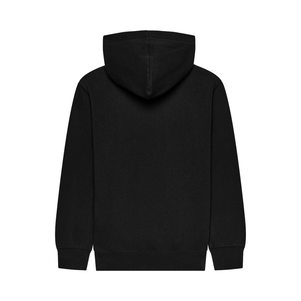 Fox Youth Slowburn Fleece Pullover Hoodie Black back