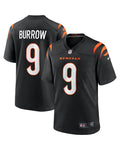 Nike Joe Burrow Black Cincinnati Bengals Game Player Jersey