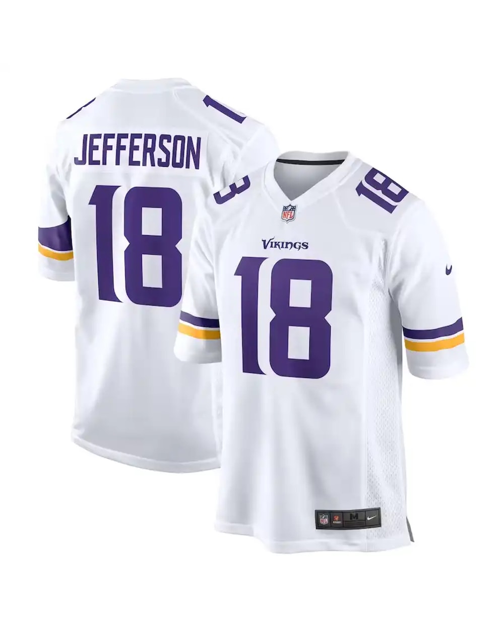 Nike NFL Minnesota Vikings #18 Justin Jefferson Game Jersey