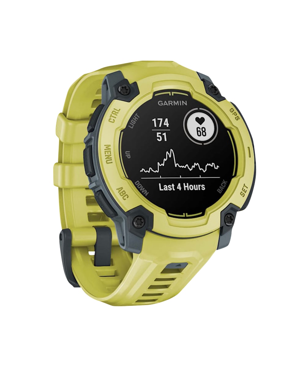 Garmin Instinct E 45mm Electric Lime side view