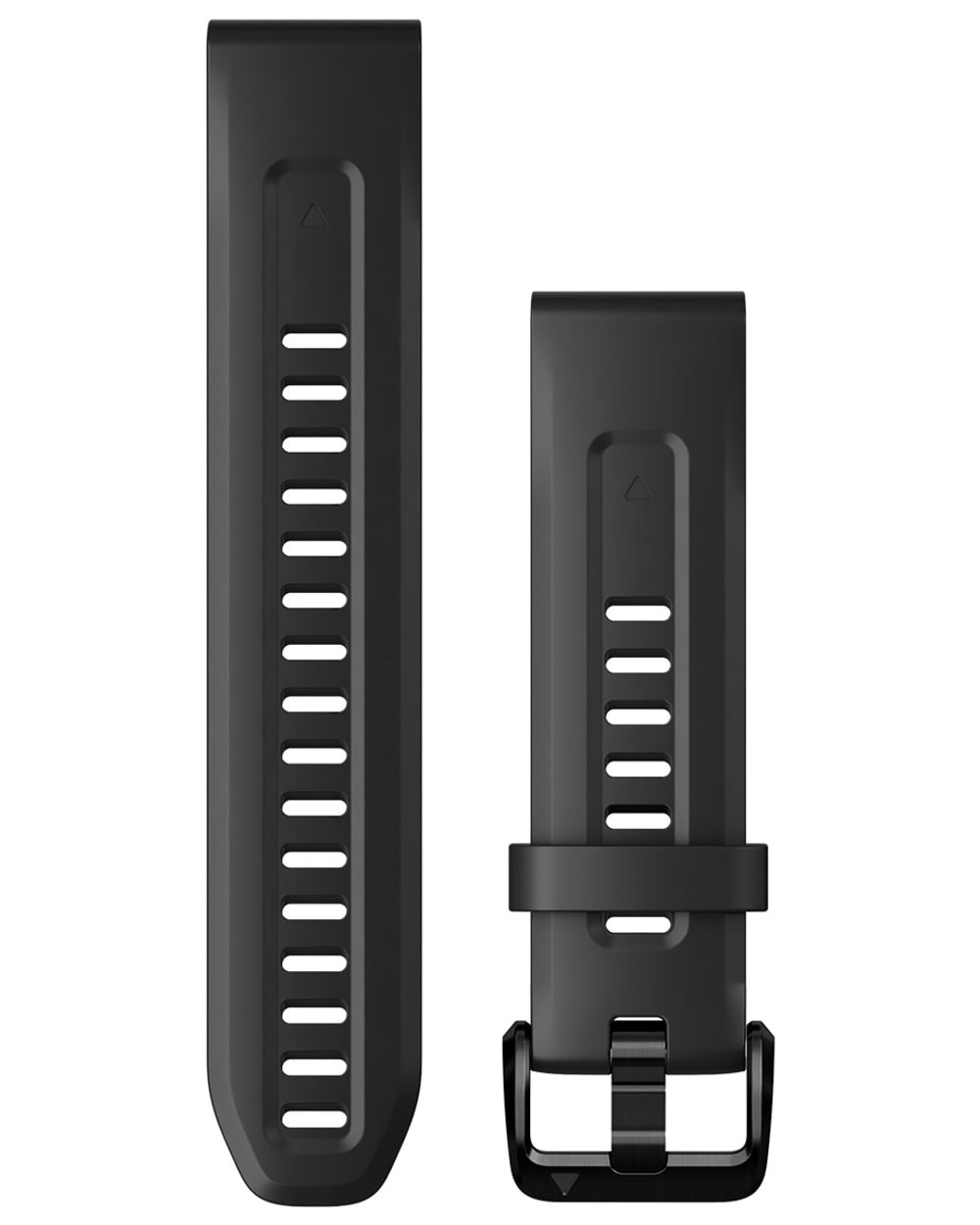 Garmin QuickFit 20 Black silicone watch band