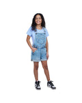 Girl's Henley Short Overall