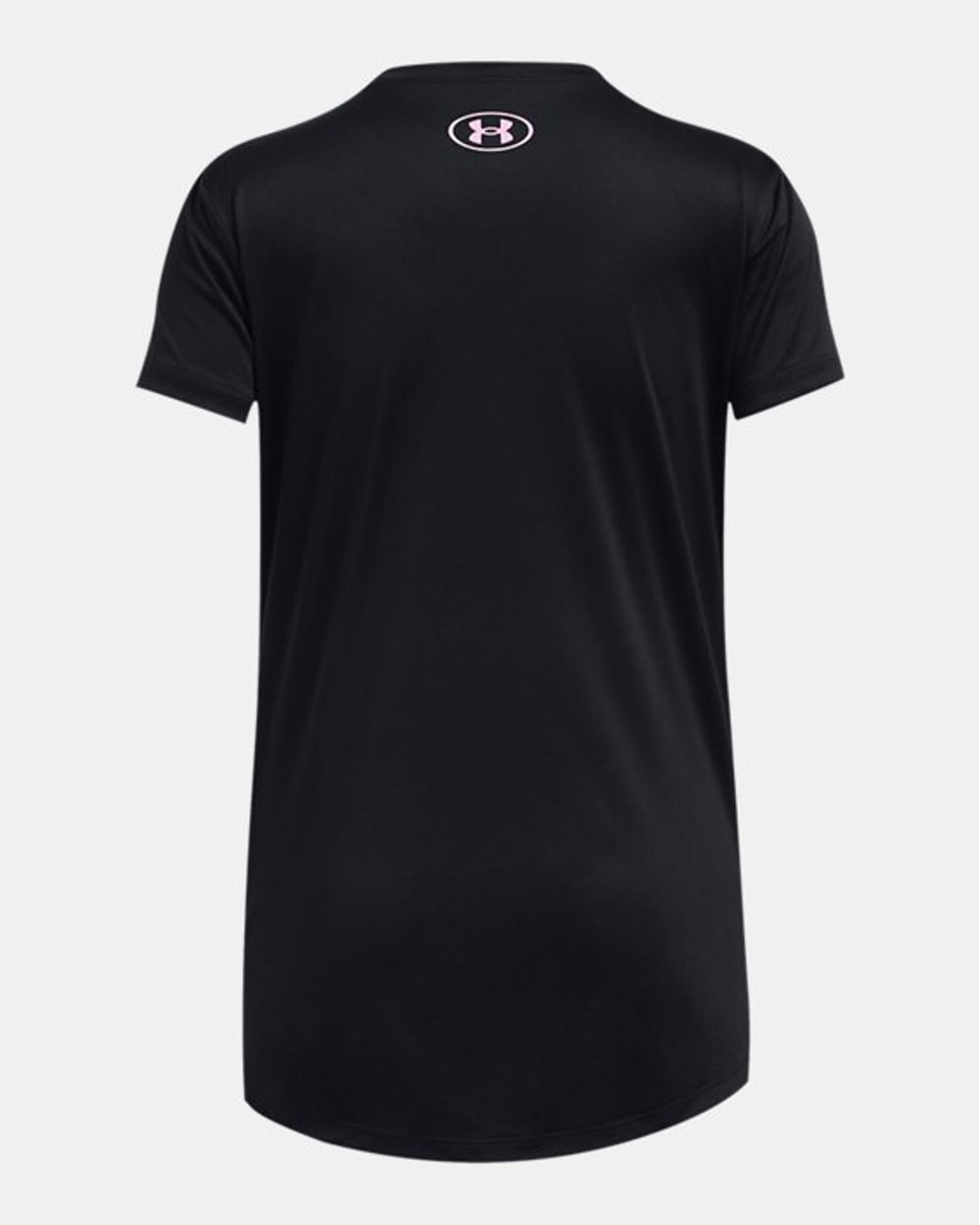 Girl's Tech Print Fill Big Logo Short Sleeve