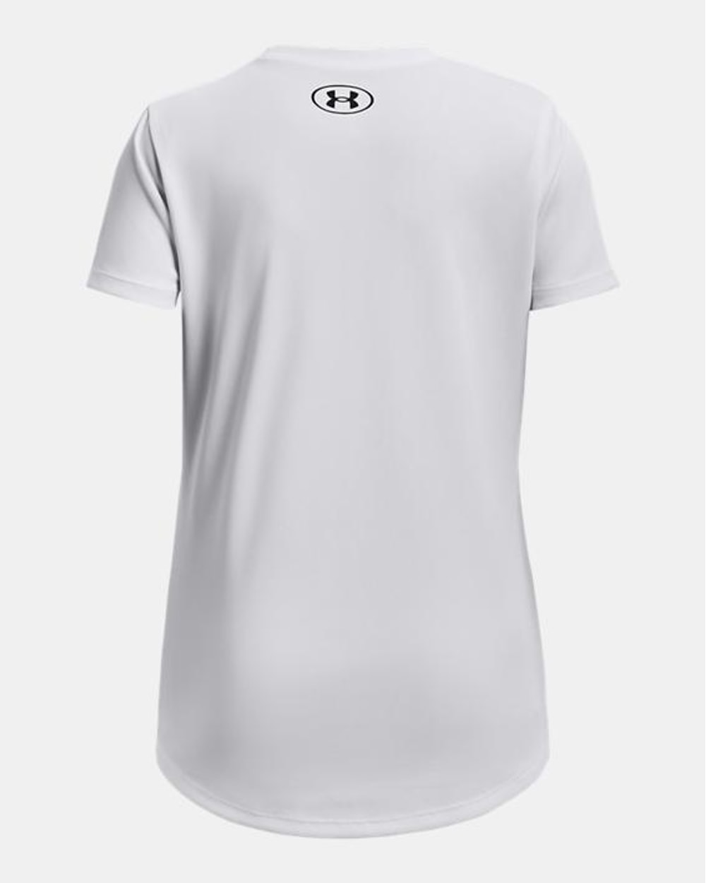 Girl's Tech Print Fill Big Logo Short Sleeve
