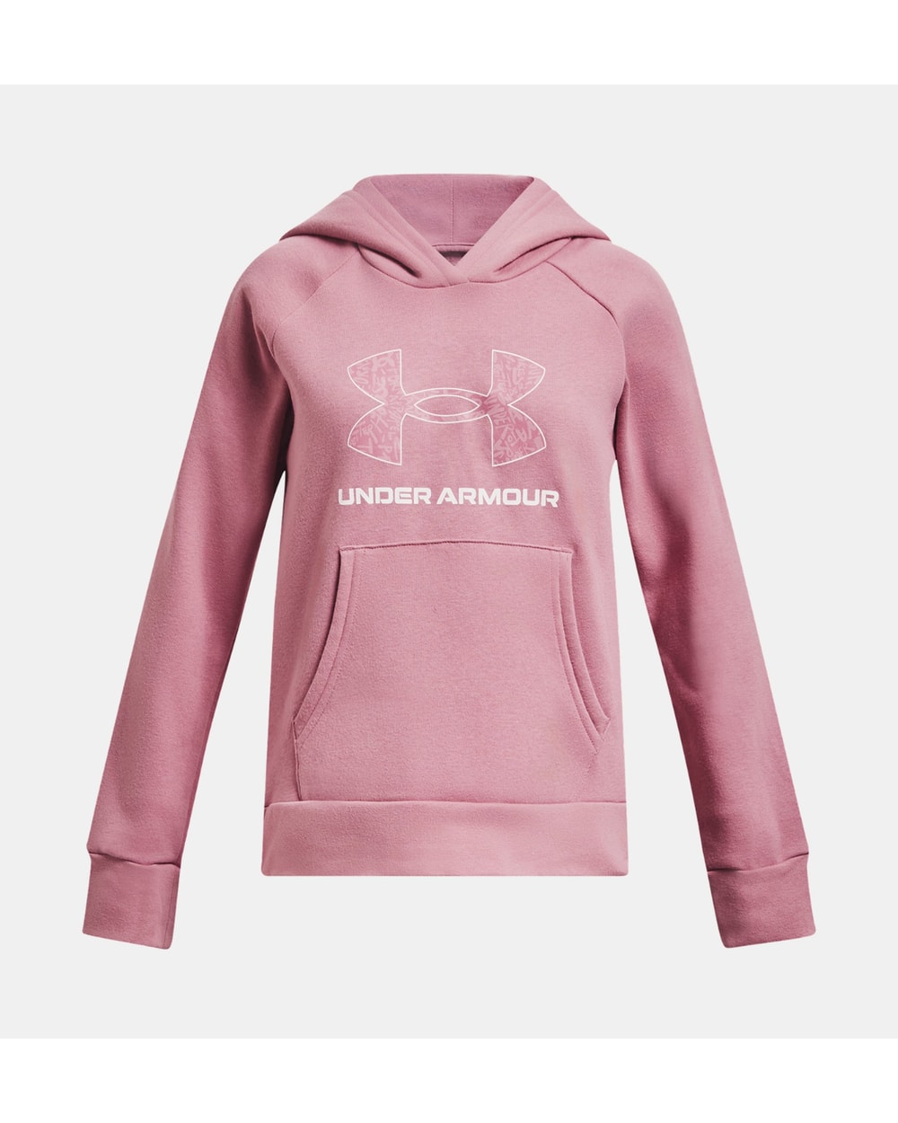 Girls' UA Rival Fleece Big Logo Print Fill Hoodie