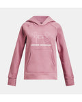 Girls' UA Rival Fleece Big Logo Print Fill Hoodie
