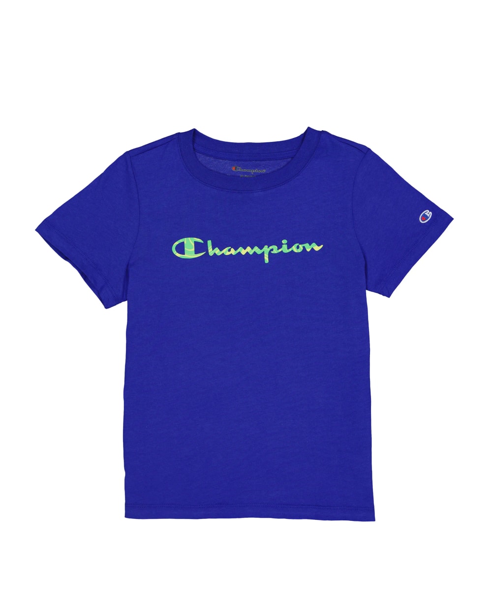 Champion Girl's Youth Marble Script Crew T-Shirt