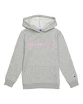 Champion Girl's Youth Marble Script Powerblend Fleece Hoodie