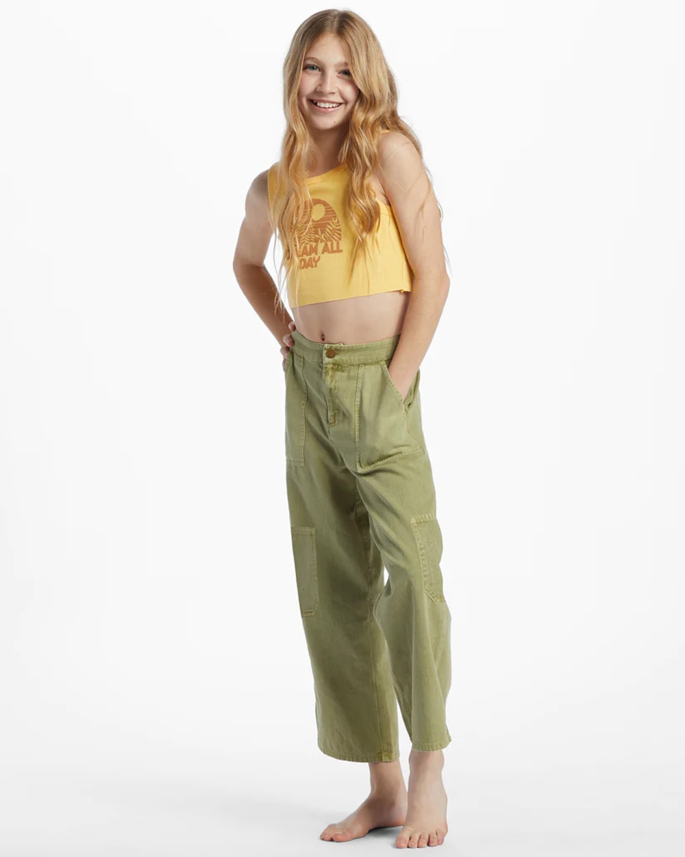 Girl's Youth Tomboy Cargo Pants