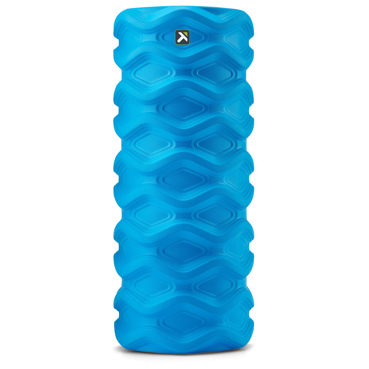 Trigger Point Rush Massage Roller, Blue, front view