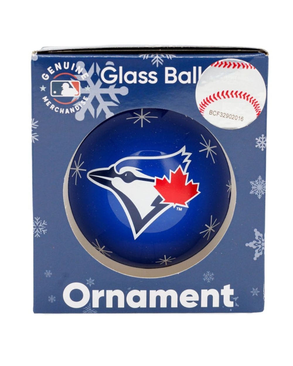 Glass Ball Christmas Ornament- Toronto Blue Jays