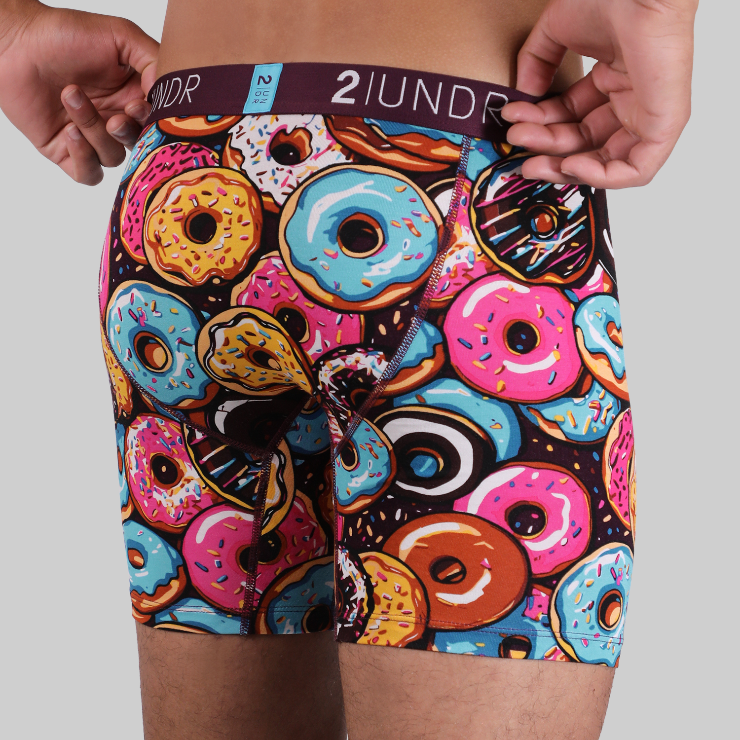 2UNDR Swing Shift Boxer Brief Glazed and Confused on-model back