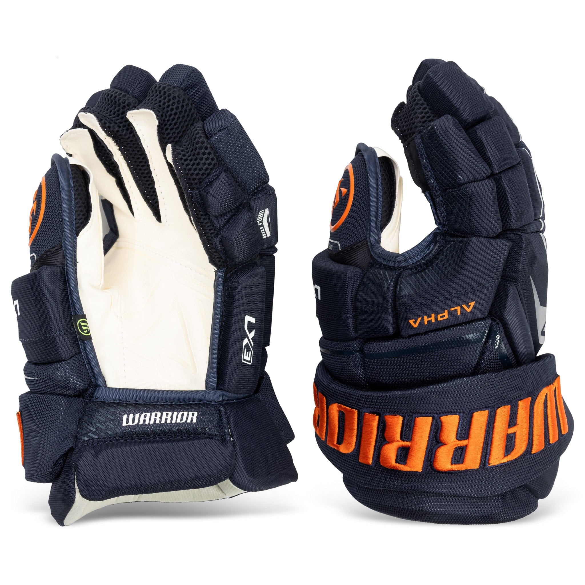 Warrior Alpha LX3 Pro Stock Senior Hockey Gloves - Edmonton Oilers