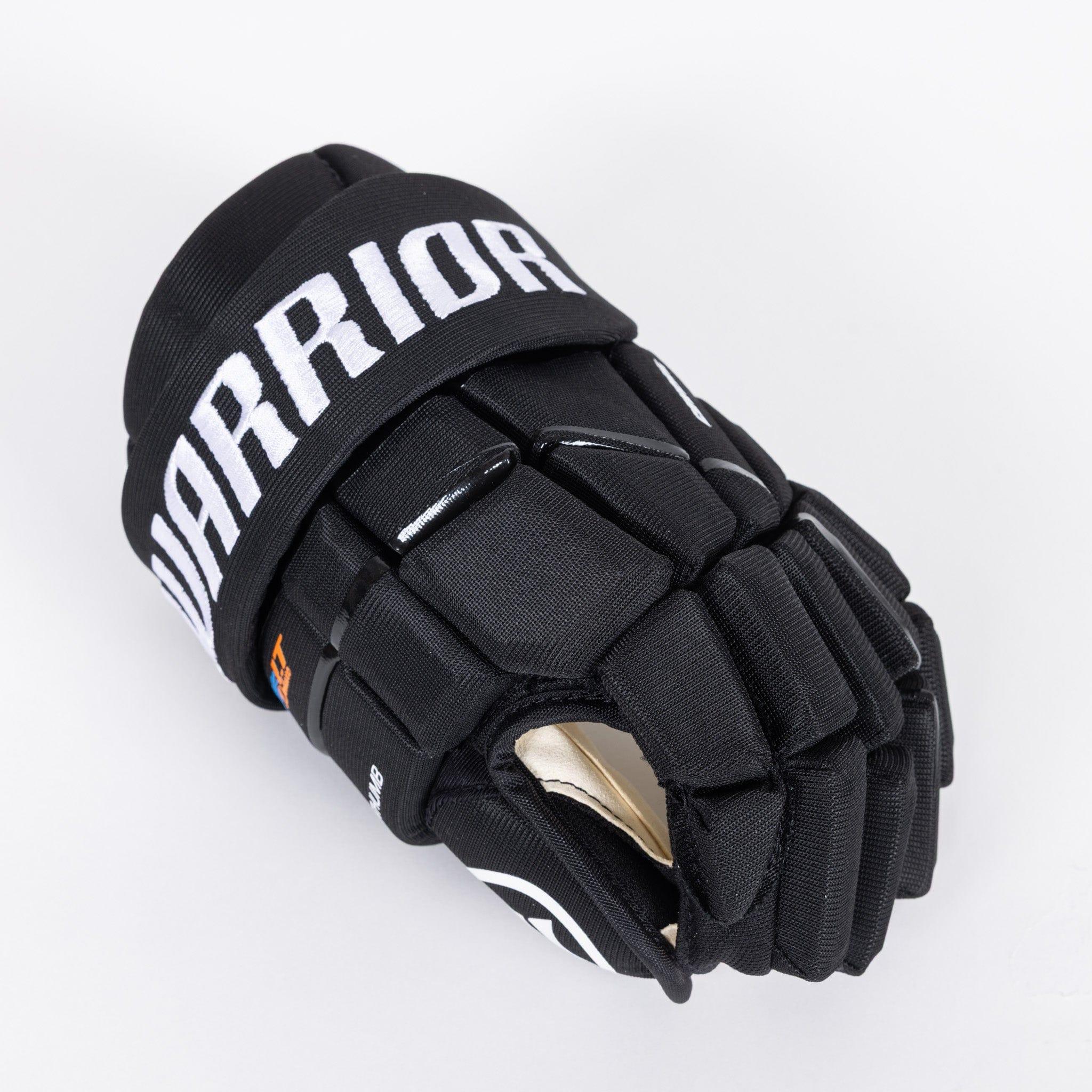 Warrior Junior Covert LT Deluxe Hockey Gloves - Black, back detail
