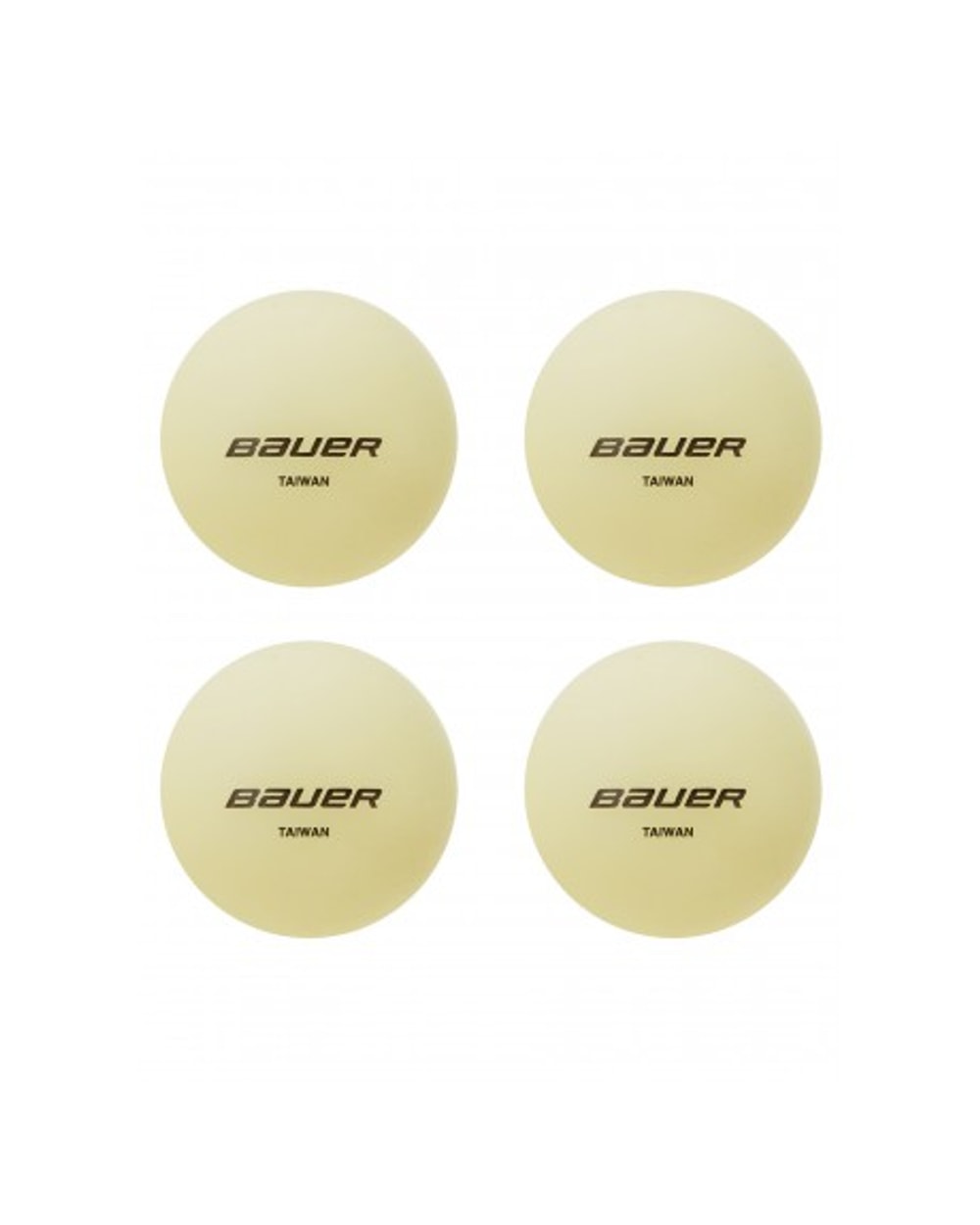 Glow in the Dark Street Hockey Balls - 4 Pack